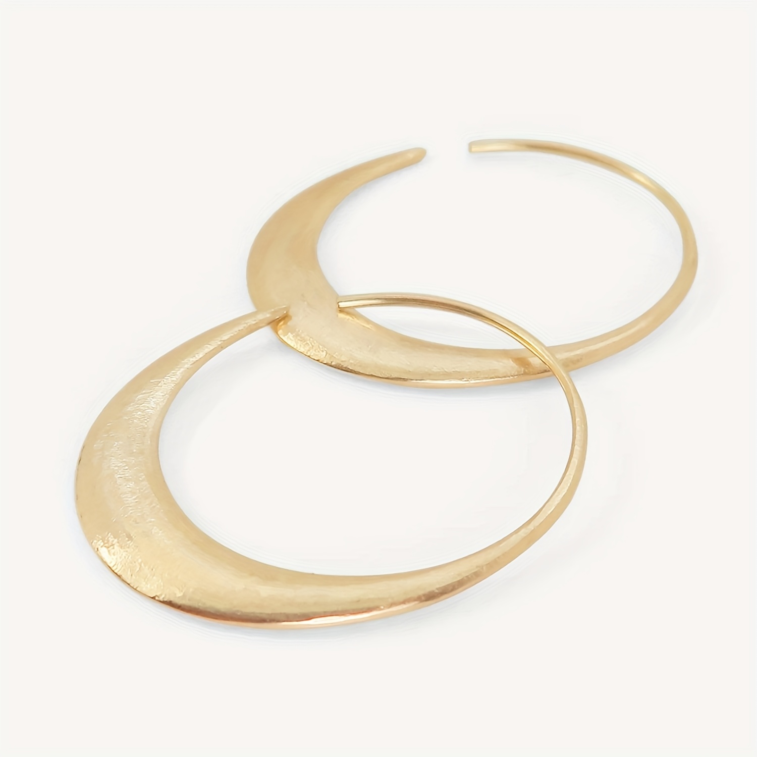 Vintage Copper Circular Earrings for Bohemian Style